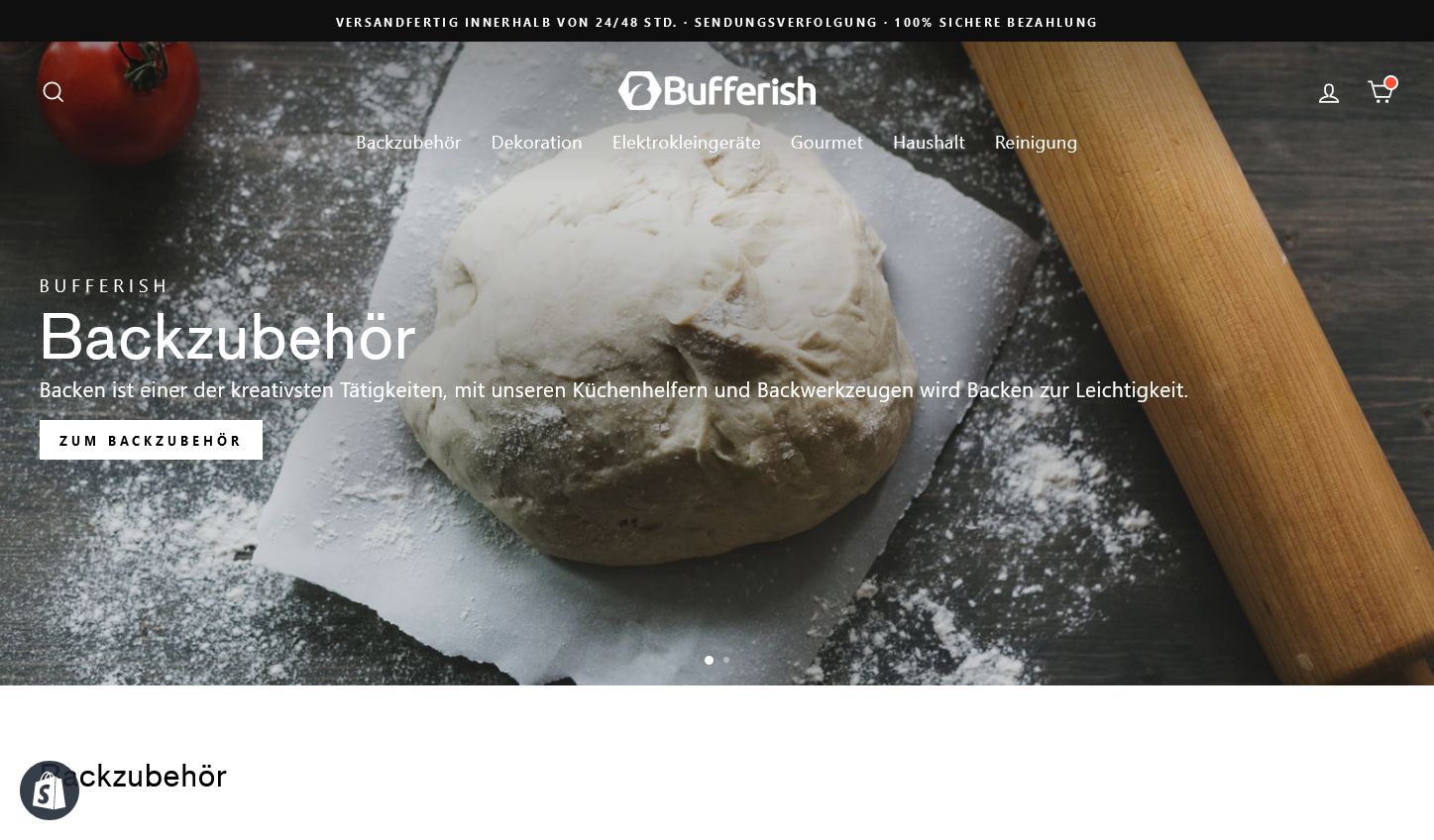 Bufferish webdesign by 3oneseven